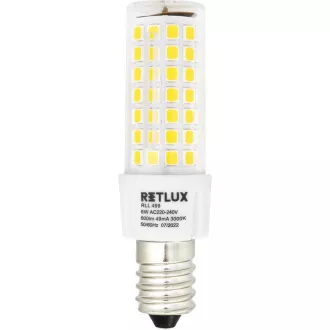 RLL 459 E14 6W hota cuptor WW RETLUX