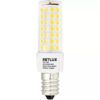 RLL 459 E14 6W hota cuptor WW RETLUX