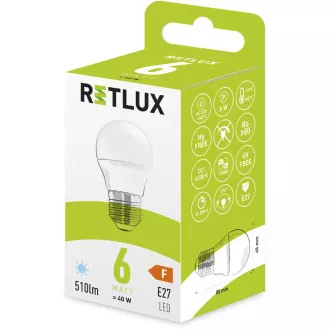 RLL 440 G45 G45 E27 miniG 6W DL RETLUX