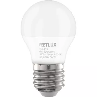 RLL 440 G45 G45 E27 miniG 6W DL RETLUX