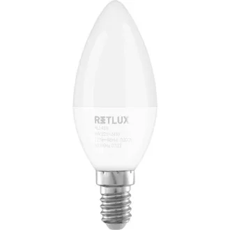 RLL 429 C37 E14 lumânare E14 lumânare 8W WW RETLUX