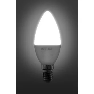 RLL 430 C37 C37 E14 lumânare 8W CW RETLUX