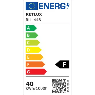 RLL 446 T120 T120 E27 bec 40W WW RETLUX