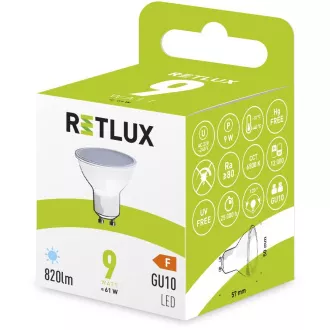 RLL 419 GU10 bec 9W DL RETLUX