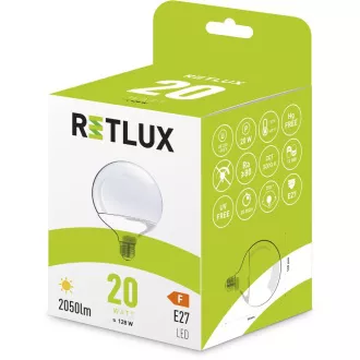 RLL 467 G120 E27 bigG 20W WW RETLUX