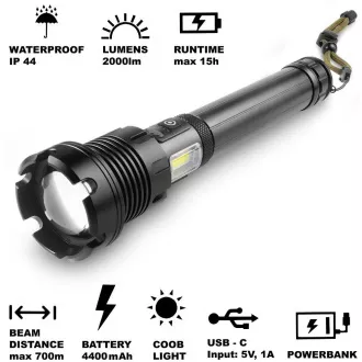 Lanternă tactică de exterior RPL 401 RETLUX Lanternă tactică de exterior RPL 401 RETLUX