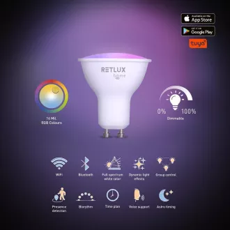 Bec RSH 101 GU10 4.5 W RGB CCT RETLUX