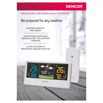 SWS 4100 W STAȚIE METEO SENCOR