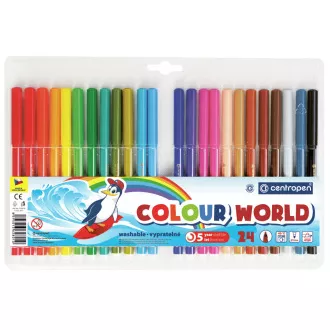 Marker Centropen 7550/24 24 culori 1mm