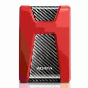 HDD extern ADATA 2TB USB 3.1 DashDrive Durable HD650, roșu (cauciuc, rezistent la impact)