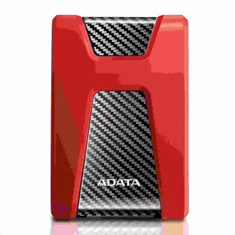 HDD extern ADATA 2TB USB 3.1 DashDrive Durable HD650, roșu (cauciuc, rezistent la impact)