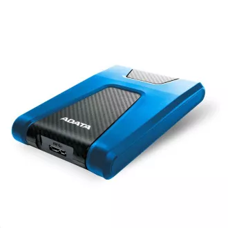 HDD extern ADATA 1TB USB 3.1 DashDrive Durable HD650, albastru (cauciuc, rezistent la impact)