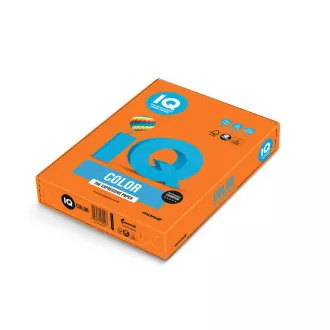 Hârtie xerografică IQ A4/120g 250 coli portocalie OR43 Hârtie xerografică IQ A4/120g 250 coli portocalie OR43