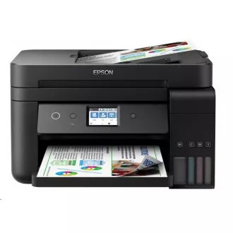Imprimantă cu cerneală EPSON EcoTank L6190, 4 în 1, A4, 33 ppm, Ethernet, Wi-Fi (Direct), Duplex, LCD, ADF