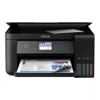 Imprimantă EPSON EcoTank L6160, 3 în 1, A4, 33 ppm, USB, Ethernet, Wi-Fi (Direct), Duplex, LCD
