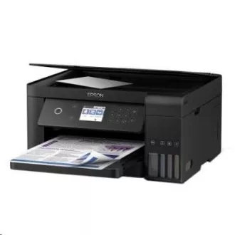 Imprimantă EPSON EcoTank L6160, 3 în 1, A4, 33 ppm, USB, Ethernet, Wi-Fi (Direct), Duplex, LCD