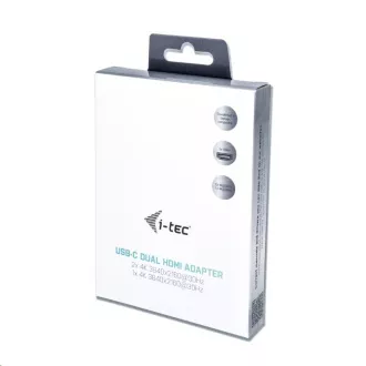 Adaptor video iTec USB-C la Dual HDMI