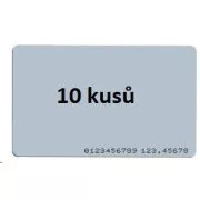 Card ISO pachet de 10, RFID 125kHz EM4200, RO, numărul de etichetă imprimat pe card