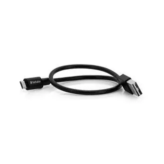 Cablu VERBATIM cablu Mirco B Cablu USB Sync & Charge 100cm negru 48863 autocolant O2