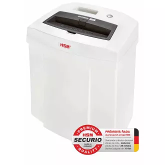 Tocător HSM Securio C14 (tăiere: longitudinală 3,9 mm | intrare: 225 mm | DIN: P-2 (2) | hârtie, capse, carduri de plastic) Tocător HSM Securio C14 (tăiere: longitudinală 3,9 mm | intrare: 225 mm | DIN: P-2 (2) | hârtie, capse, carduri de plastic)