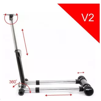 Wheel Stand Pro, suport pentru volan și pedală Thrustmaster SPIDER, T80 / T100, T150, F458 / F430, negru