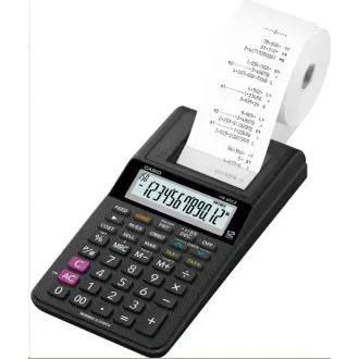 Calculator CASIO HR 8 RCE BK, Închizător de imprimare - Utilizat