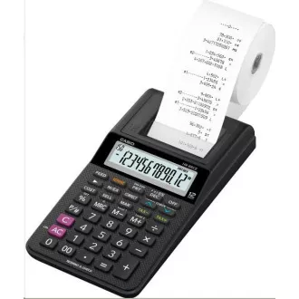 Calculator CASIO HR 8 RCE BK, Închizător de imprimare Calculator CASIO HR 8 RCE BK, Închizător de imprimare