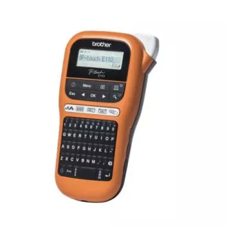 Imprimantă de etichete BROTHER PT-E110VP - 12mm, benzi TZe - marker - pentru electricieni - cu carcasă