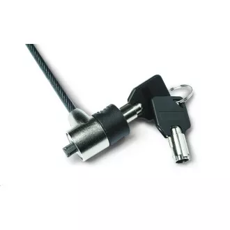Cablu de securitate DICOTA T-Lock Value, cu cheie, fantă 3x7mm