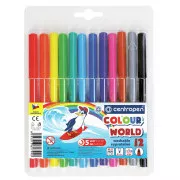 Marker Centropen 7550/12 12 culori 1mm