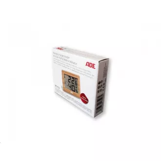 ADE WS 1702 bambus - termometru digital cu higrometru