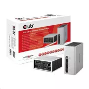 Mini stație de andocare Club3D USB 3.0 4K30Hz UHD (HDMI / DVI / 4x USB 3.1 / Ethernet / Audio)