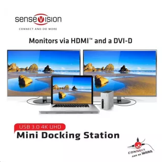 Mini stație de andocare Club3D USB 3.0 4K30Hz UHD (HDMI / DVI / 4x USB 3.1 / Ethernet / Audio) Mini stație de andocare Club3D USB 3.0 4K30Hz UHD (HDMI / DVI / 4x USB 3.1 / Ethernet / Audio)