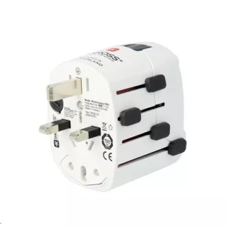 Adaptor de voiaj SKROSS PRO, 6.3A max., împământat, universal pentru întreaga lume