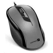 CONNECT IT Mouse optic, USB, gri