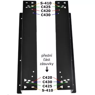 Suport sertar numerar Virtuos C420 / C425 / C430 / S-410, negru