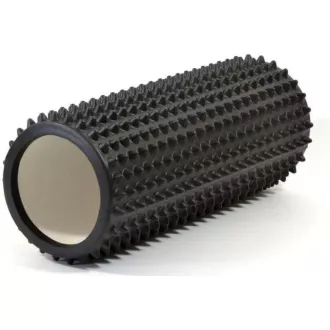 Cilindru de masaj fitness cu vârfuri mici ENERO FIT 33x14cm, negru Cilindru de masaj fitness cu vârfuri mici ENERO FIT 33x14cm, negru