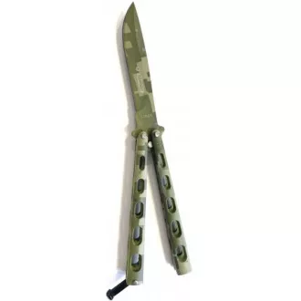 Cuțit pliant cu fluture Kandar, CAMOm 23cm