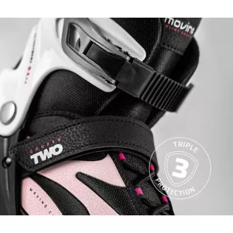 Patine cu rotile Movino Cruzer Two, roz, 38-41