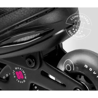 Patine cu rotile Movino Cruzer Two, roz, 38-41