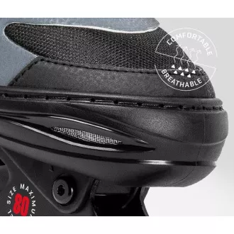 Patine cu rotile Movino Cruzer Two, Gri, 38-41