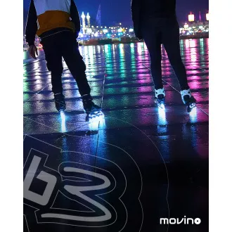 Patine cu role Movino Cruzer B3 LED - negru, 38-41