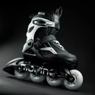 Patine cu role Movino Cruzer B3 LED - alb, 38-41
