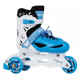 Patine cu rotile 4 in 1 Enero KIDS - albastru-alb, 34-37 Patine cu rotile 4 in 1 Enero KIDS - albastru-alb, 34-37