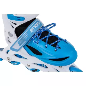 Patine cu rotile 4 in 1 Enero KIDS - albastru-alb, 34-37 Patine cu rotile 4 in 1 Enero KIDS - albastru-alb, 34-37
