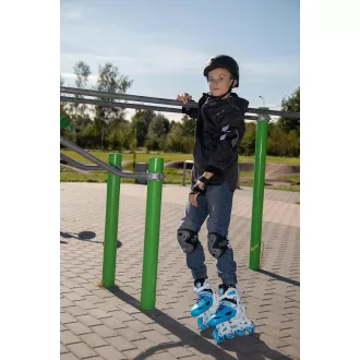 Patine cu rotile 4 in 1 Enero KIDS - albastru-alb, 34-37 Patine cu rotile 4 in 1 Enero KIDS - albastru-alb, 34-37