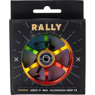 Roți NKD Rally Stunt pentru trotinete 2 buc, 110 mm, argintiu