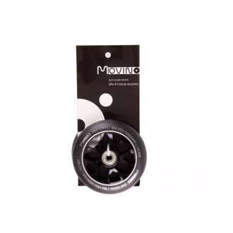 Roți de rezervă pentru scuter freestyle 110mm, aluminiu, 2 buc, negru-argintiu