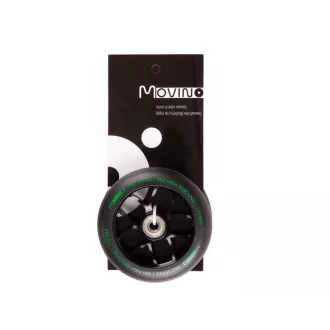 Roți de rezervă pentru scuter freestyle 110mm, aluminiu, 2 buc, negru-argintiu