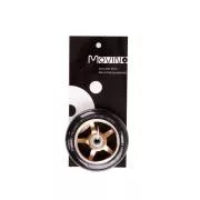 Roți de rezervă pentru scuter freestyle 100 mm, aluminiu, 2 buc, auriu